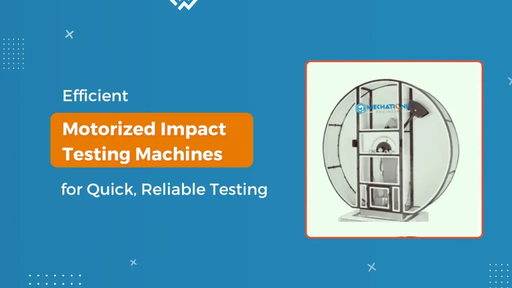 Motorized impact testing machine for efficient testing